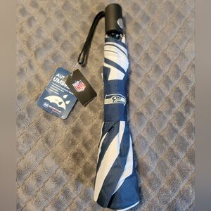 NFL Seattle Seahawks Blue and White Umbrella